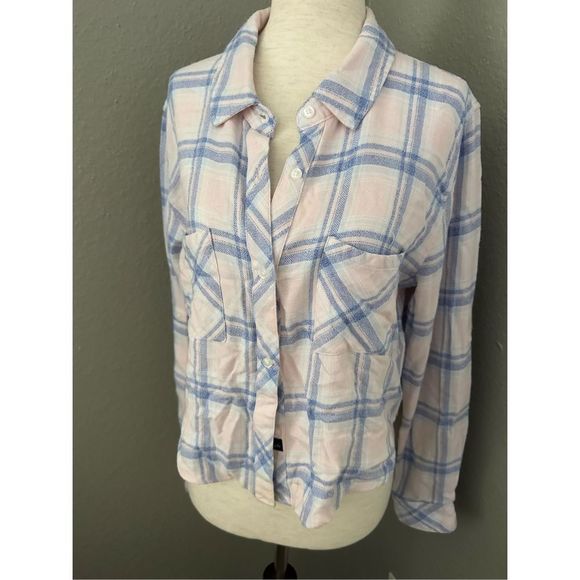 Rails cropped flannel shirt - Picture 1 of 7